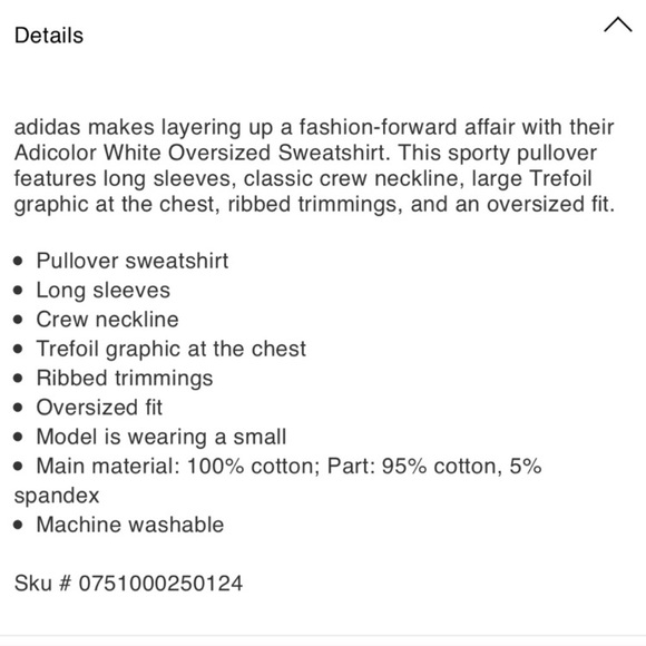 🔻SOLD ON MERC🔻 Adidas Originals Sweatshirt - Picture 6 of 6